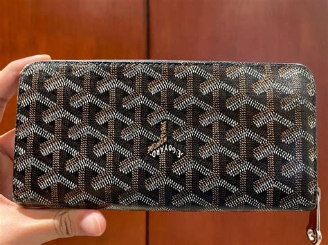 goyard matignon wallet gm|goyard matignon wallet price.